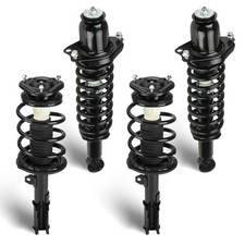Front and Rear Complete Struts Assembly Shock Absorber w/Coil Spring Compatib...