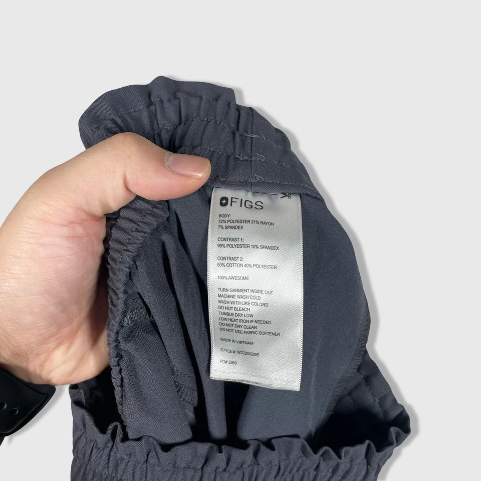 Pantalones FIGS Zamora Mujer XXS Gris Colección Técnica Jogger Scrub W22SW2005 Foto 3 de 4