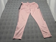 Women's Adidas Originals Tiro Track/Soccer Pants Size XL In Bliss Pink/Black...