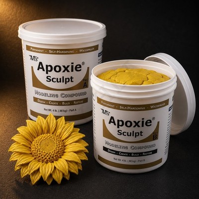 Aves Apoxie Sculpt 1814g (4lb) Yellow Epoxy Modelliermasse - 24 Tracked