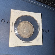 1955 Nederland Netherlands 1 Gulden coin featuring Koningin (Queen) Juliana