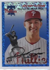 2023 Chrome Platinum Anniversary Blue Mini-Diamond Refractor Dalton Guthrie 12sd