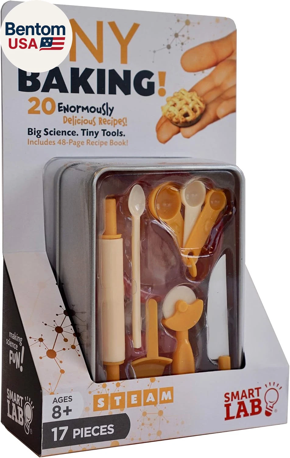 Toys TINY Baking with 20 Delicious Tiny Recipes. Big Science. Tiny Tools.