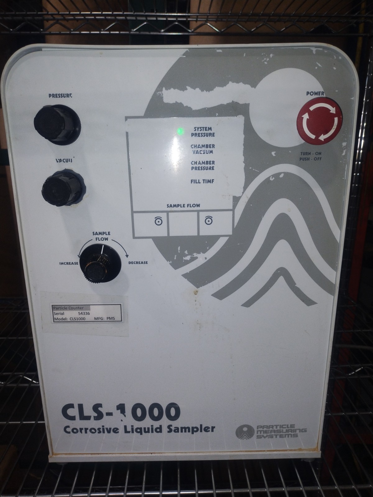 Particle Measuring Systems CLS-1000 Corrosive Liquid Sampler.
