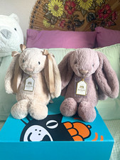 Jellycat Bashful Luxe Bunnies Willow & Rosa duo