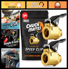 Premium Quick-Connect Tire Inflator Air Chuck - Locking Adapter for Compressors