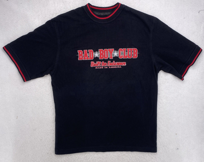 100%新品，2025 90's USA製 BAD BOY CLUB Tシャツ グレー Lサイズ NO