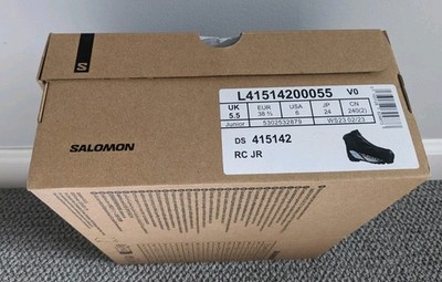 Salomon RC Junior Prolink Cross Country Ski Boot - Size 6 - New In The Box