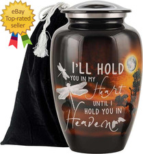 Cremation Urn for Human Ashes Aluminum Moonlight Burial Urn for Adult Women  Me