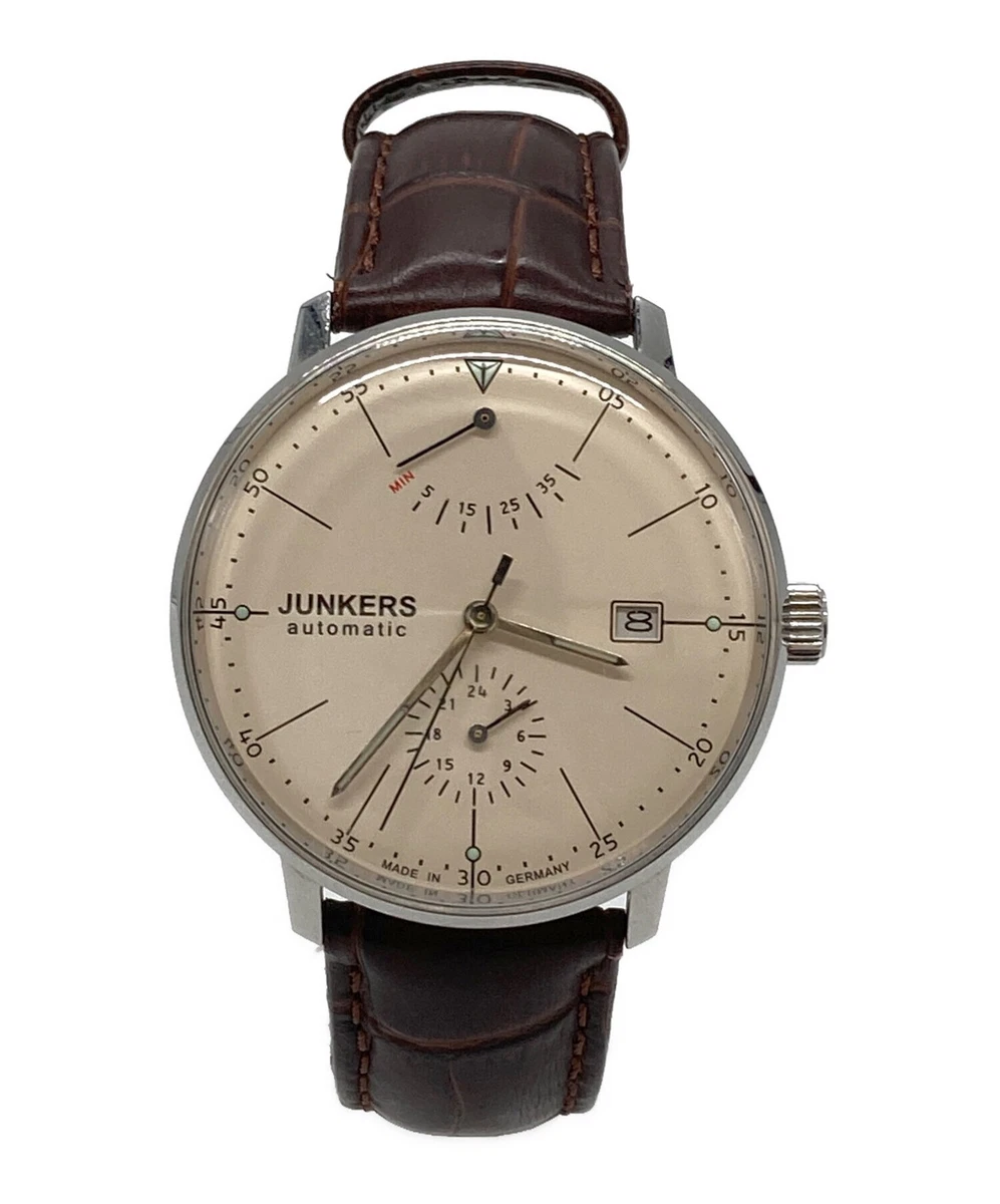 Stainless Steel Band Stainless Steel Case Junkers Wristwatches for