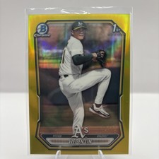 2026 Bowman Chrome WEI-EN LIN 1st Bowman True Yellow  Refractor /75 🔥