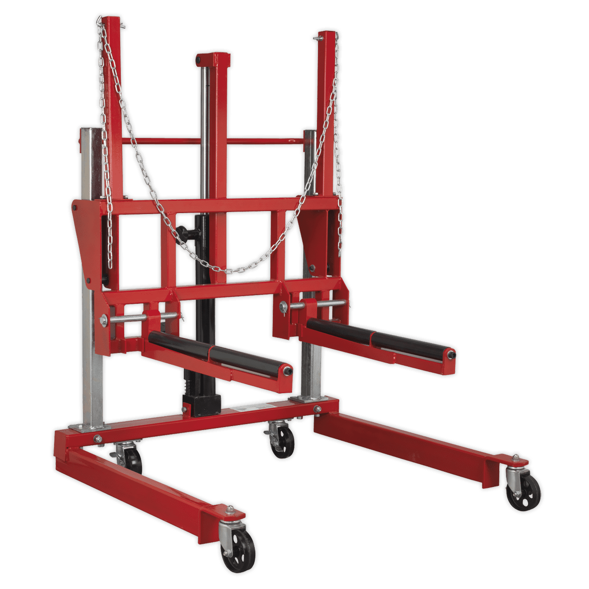 Sealey W508T Wheel Removal Trolley with Adjustable Width 500kg Capacity