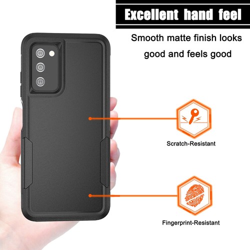 For Samsung Galaxy A03S Shockproof Rugged Hybrid Case Cover/HD Screen Protector - Zdjęcie 10 z 16