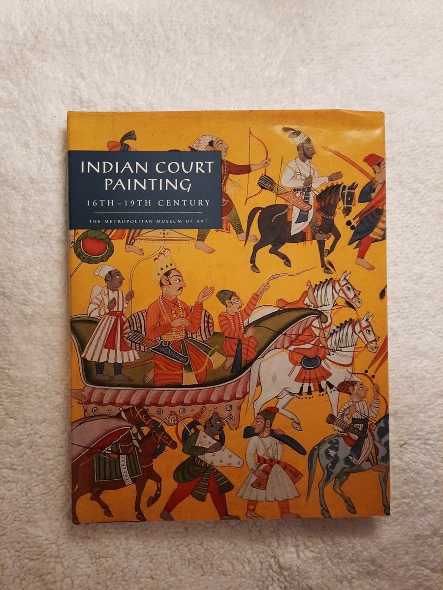 インド額入り細密画＋洋書 Indian Court Painting インド額入り