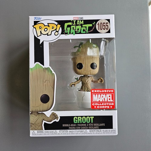 Funko Pop! Marvel Collector Corps Exclusive - I Am Groot - Amazon (AM) #1055 - Picture 1 of 5