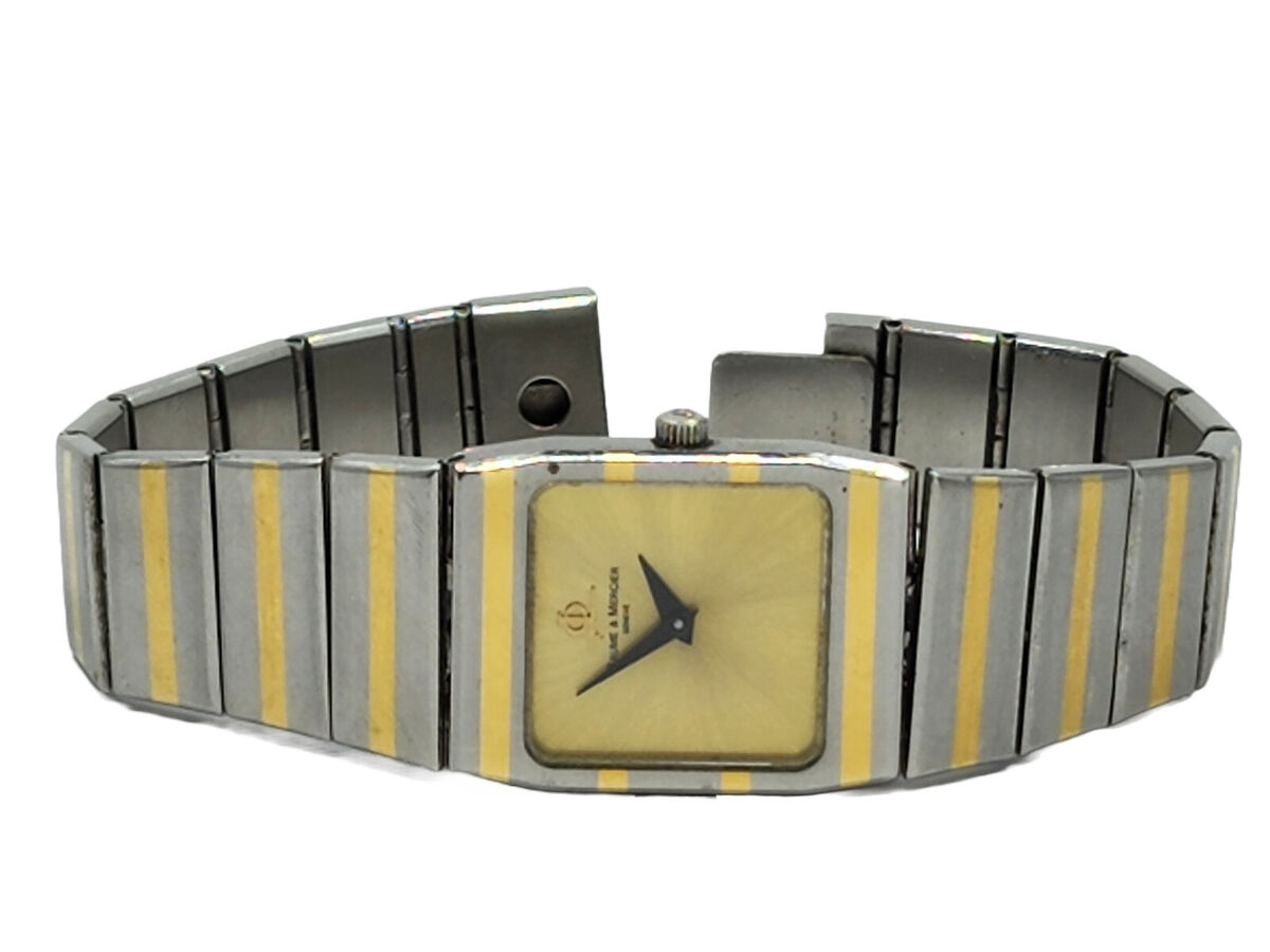 LADIES BAUME & MERCIER 1830 18K GOLD & S. STEEL 2-TONE SWISS LADIES BAUME & MERCIER 1830 18K GOLD & S. STEEL 2-TONE SWISS