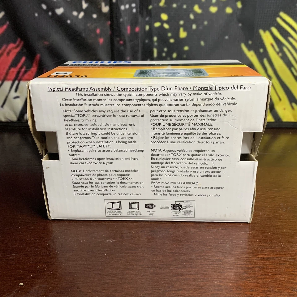 Bombilla de faro estándar - Paquete único Philips H4656C1 totalmente nueva Foto 2 de 4