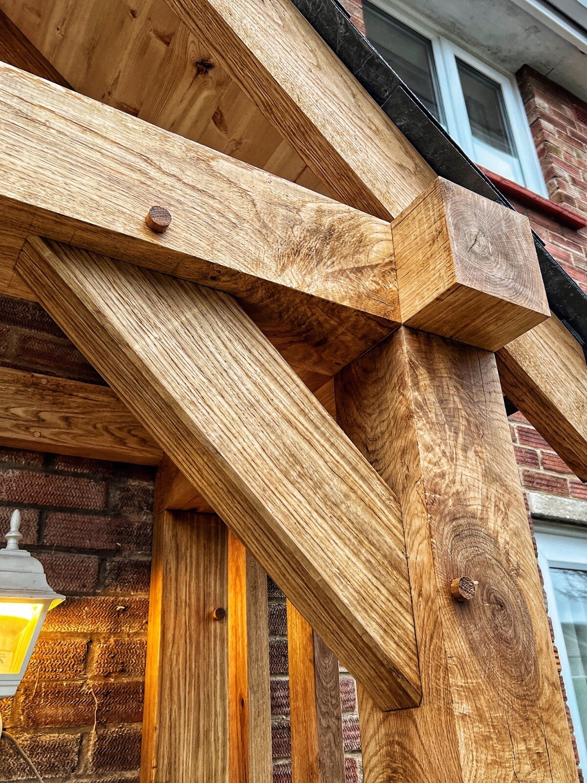 Bespoke green oak porch kits. eBay