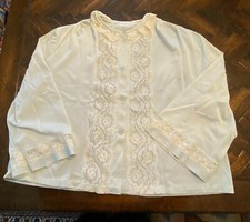 Lovely Palest Blue Vintage Bed Jacket 1940's