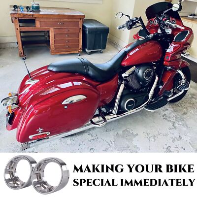 Slip On Exhaust for 1700 Vaquero, Voyager, Kawasaki Vulcan S