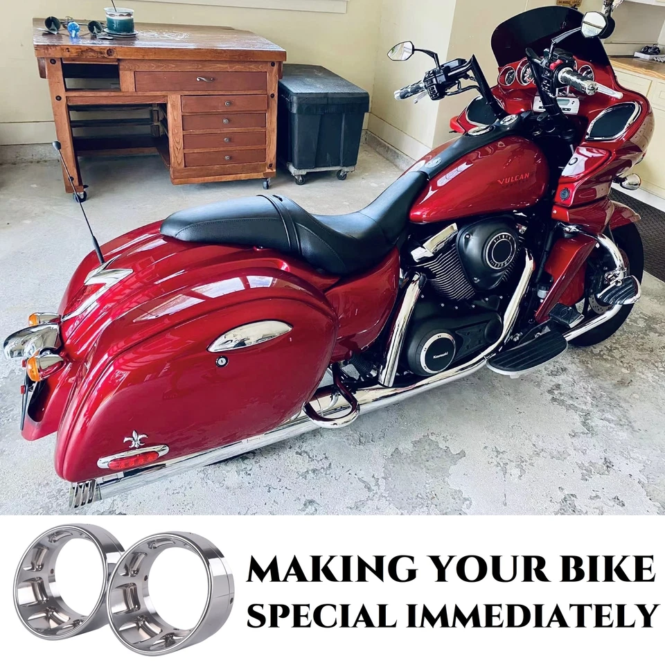 Slip On Exhaust for 1700 Vaquero, Voyager, Kawasaki Vulcan S Exhaust Upgrading - Image 2 of 4