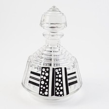 KARL KAREL PALDA Art Déco Kristall Glas Dekanter / Karaffe, Tschechien