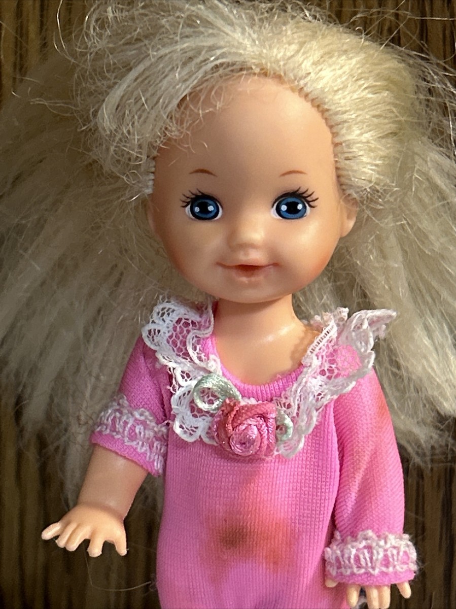 Mattel Barbie 1994 Kelly Doll New Baby Sitter Bedtime Fun