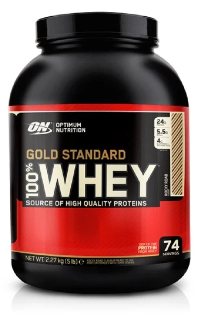 Optimum Nutrition GOLD STANDARD 100% WHEY Protéine en Poudre - Rich Chocolat, 2,27kg