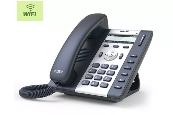 ATCOM A10W SIP IP Phone WIFI WAN LAN 2Core CPU Backlit LCD w Power Adapter | eBay