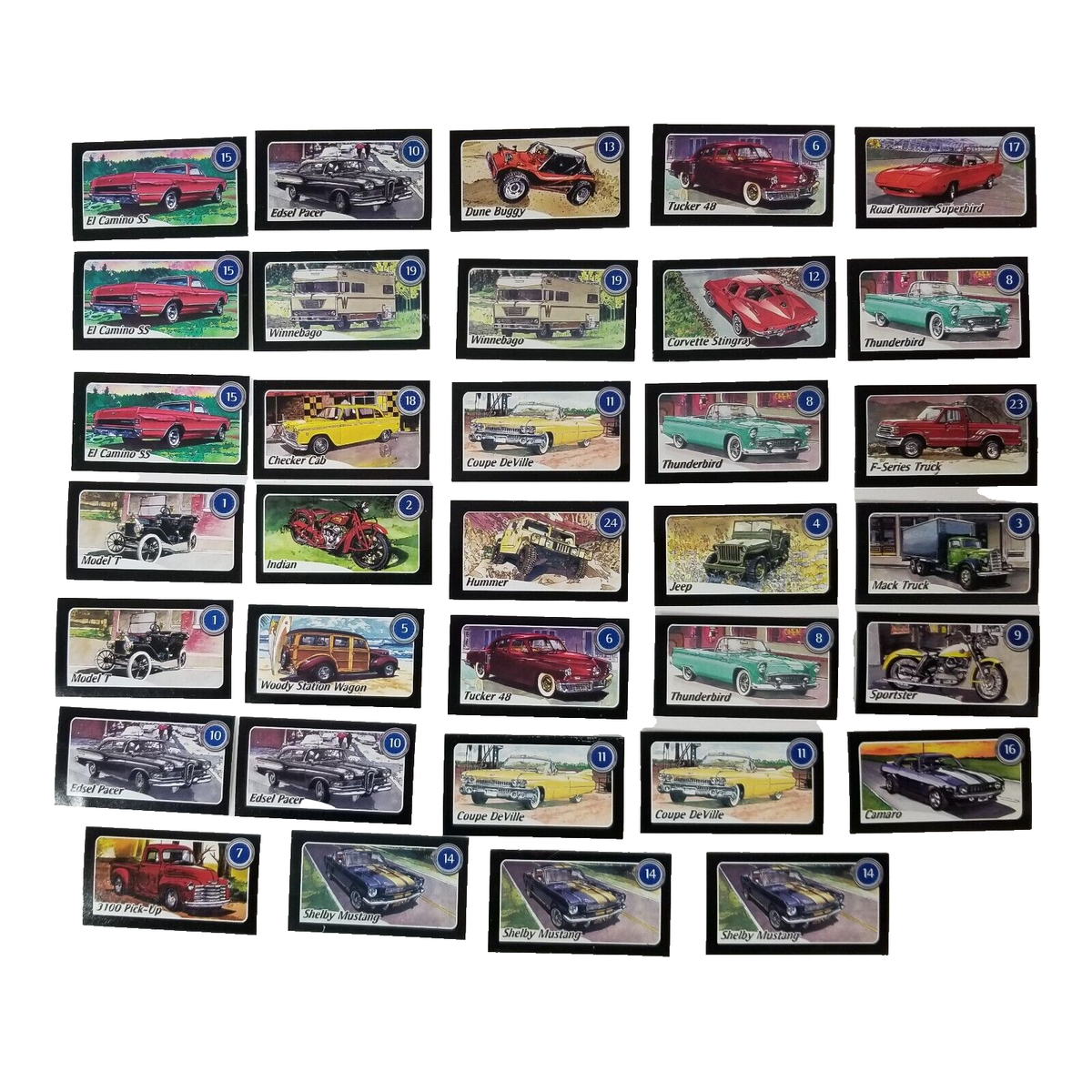 2004 DORAL Cigarette Collector Cards AMERICA ON THE ROAD lot of 34