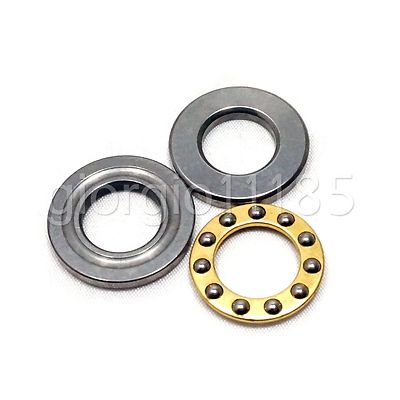 US Stock 10pcs F12-23M Axial Ball Thrust Bearing 3-Parts 12mm x 23mm x 7.5mm