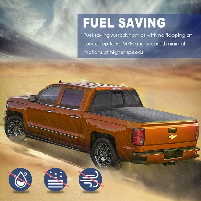 1x 5.5" Tonneau Cover Truck Bed for 2014-18 Toyota Tundra 1794 TRD SR5