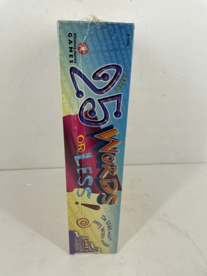 2000 Winning Moves Boardgame 25 Words or Less Brand. Ew Sealed - Image 2 of 4