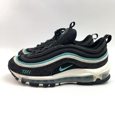 Nike Air Max 97 SE XXXV Black Turquoise Shoes DN3275 001 Youth Size  Sport