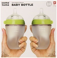 Comotomo Baby Bottle, Green, 8 Ounce, 2-count , New, Free Shipping on sale Comotomo Baby Bottle, Green, 8 Ounce, 2-count , New, Free Shipping on sale