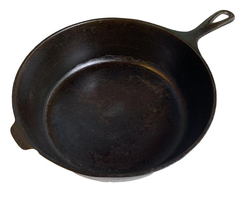 Antique Vintage DEEP Fryer Frying Pot Pan Cast Iron Wagner Sidney 10.25 x 3.25"