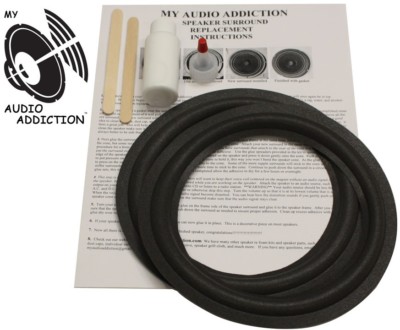 Speaker Surround Repair Kit Dahlquist 8'' Woofers DQ-12 DQM 3,5,7,9 MC201 Magnat 