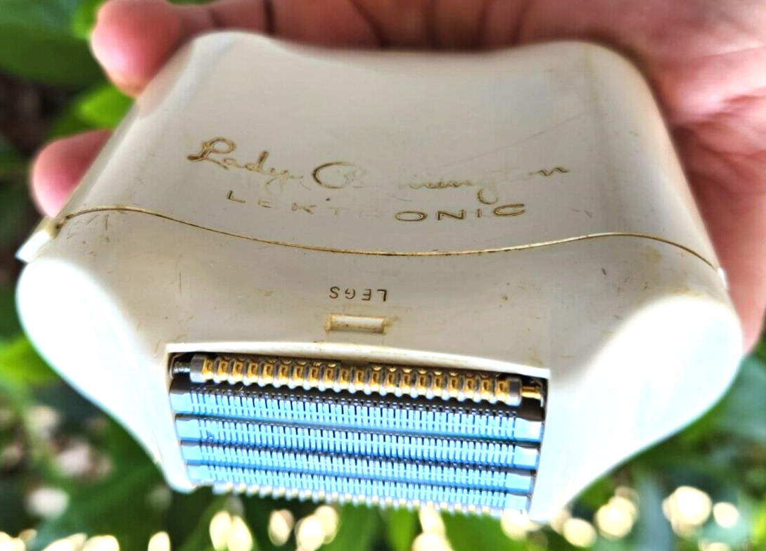 ビンテージ Remington Lektronic IV コードレス電気カミソリ Lady Remington Lektronic Cordless Shaver in case with directions