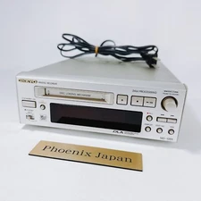 ONKYO MD-105X MD Mini Disc Recorder High Speed Audio System Silver Used
