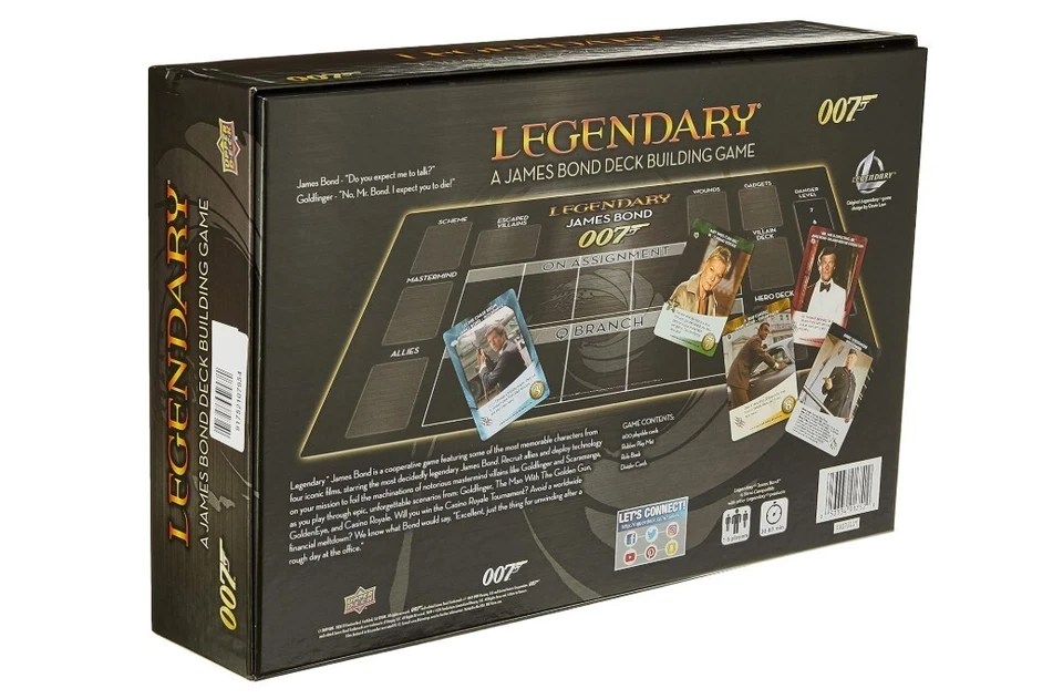 Upper Deck 2019 Legendary: 007, игра-конструктор Джеймса Бонда, несколько штук - Изображение 2 из 4
