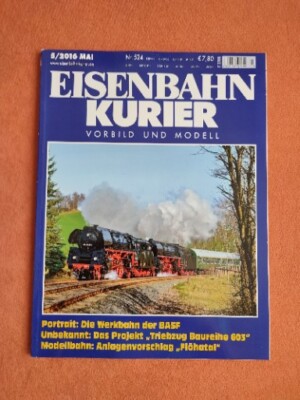 EISENBAHN-KURIER 5/2016 Bd524/2016 Technik  Top Zustand  