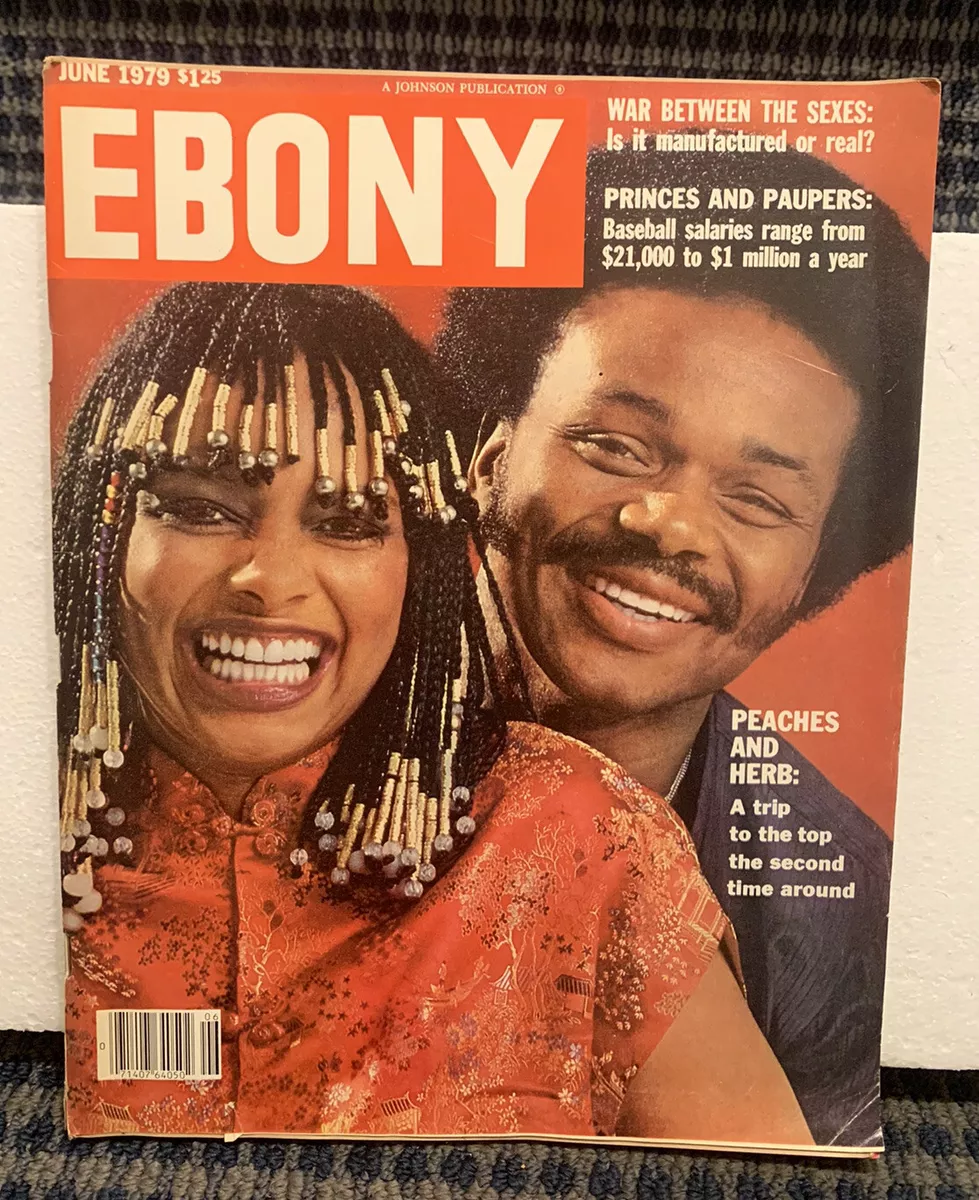 1979 June EBONY Magazine PEACHES (Linda Green) & HERB (Herb Fame