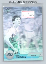 1992-93 Upper Deck Award Winner Holograms #EB8 John Stockton Basketball Card