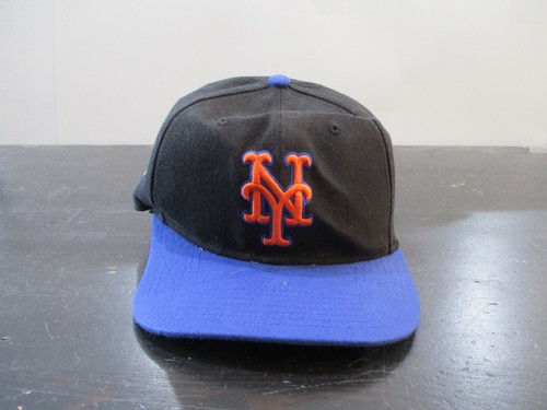 New York Mets Hat Cap Snap Back Black 