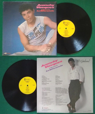LP 33 Giri Juanchy Vasquez La Diferencia Latin Salsa USA 1986 