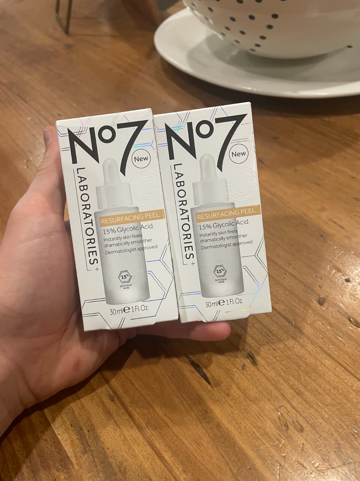 2 No7 Laboratories Resurfacing Peel 15 Glycolic Acid 30 ml (1 fl oz