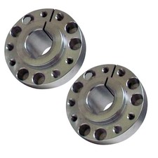 Set of 2 Rear 1-1/4" Bore Racing Wheel Hub, VanK Split Rim Hub, Go Kart Cart