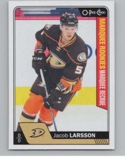 2016-17 O-Pee-Chee #698 Jacob Larsson  RC Rookie Anaheim Ducks V100949