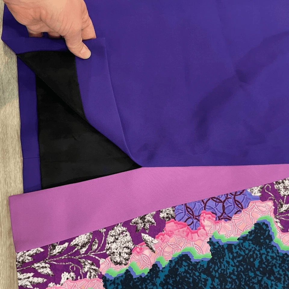 Peter Pilotto Purple Pencil Skirt - Image 4 of 4