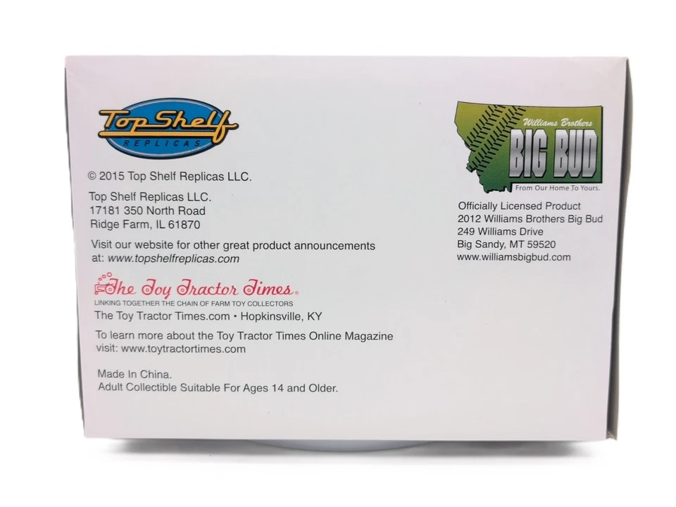 1/32 Big Bud 600/50 Montana Monster Tractor Top Shelf Replicas Triples - Image 4 of 4